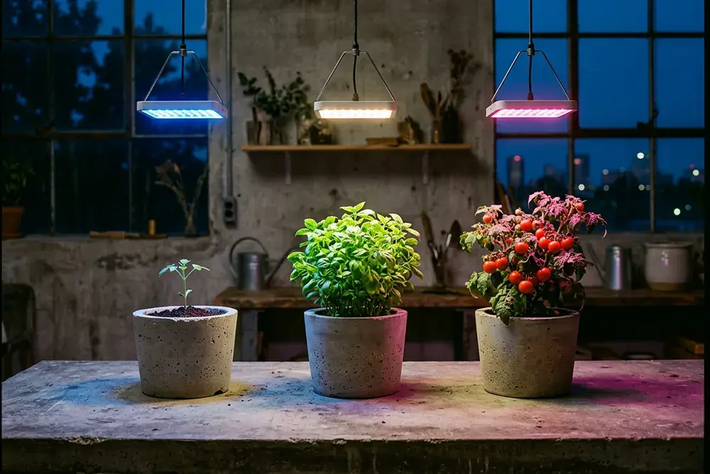 全光譜 LED 植物燈在每個生長階段的作用：波長科學完整解析
